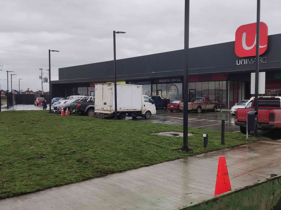 Proyecto de áreas verdes para empresas, estacionamiento con pasto en rollo
